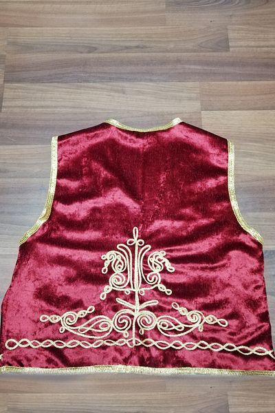 Kaftan Collection Velvet Vest Embroidered