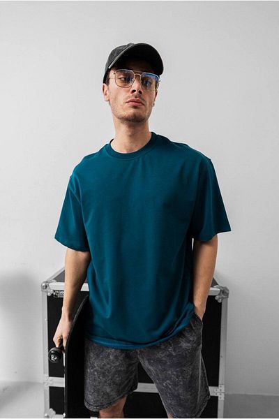 İLKCET MODA Βαμβακερό μπλουζάκι Unisex Oversize Basic