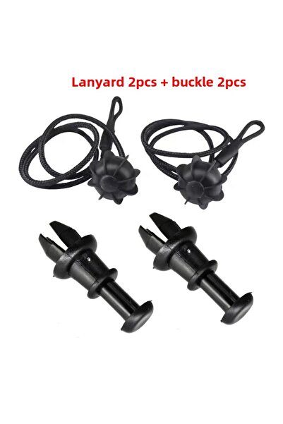 Choice 1 set Boot Trunk Parcel Shelf Strap String Clips Tray String Hanger Pi...