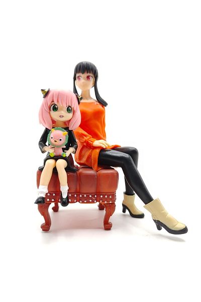 Choice about 14cm Anya Yor Yor Forger & Anya Forger With Sofa Animation Action Figure Colletion PVC Model D