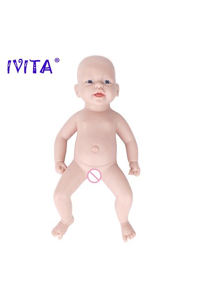 Choice 37cm (14.56 inch) Painted IVITA WB1555 14.56 inch 1.65kg 100% Silicone Reborn Baby Doll Realistic Un