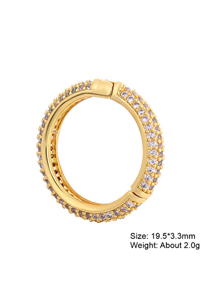 Choice كما هو موضح في الصورة، مشبك جراد البحر البيضاوي الدائري المزين بزخارف ...