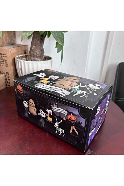Choice مع صندوق من سلسلة كابوس قبل عيد الميلاد، مجموعة دمى جاك الهالوين، 6 قطع/مجموعة