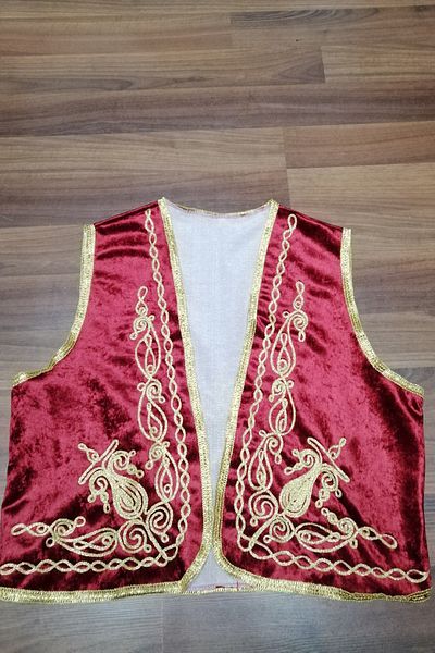 Kaftan Collection Velvet Vest Embroidered