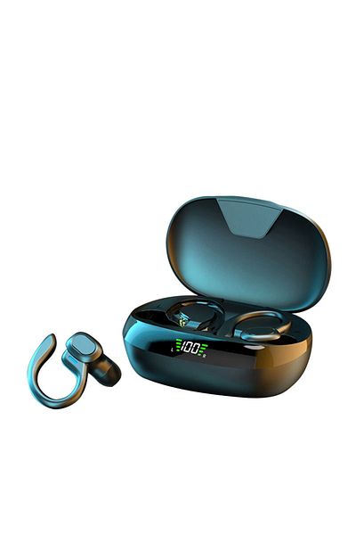 UTIEER black Original Wireless Earphones Ture Wireless Earbuds Ear Hook Sports HiFI Stereo Waterproof Heads