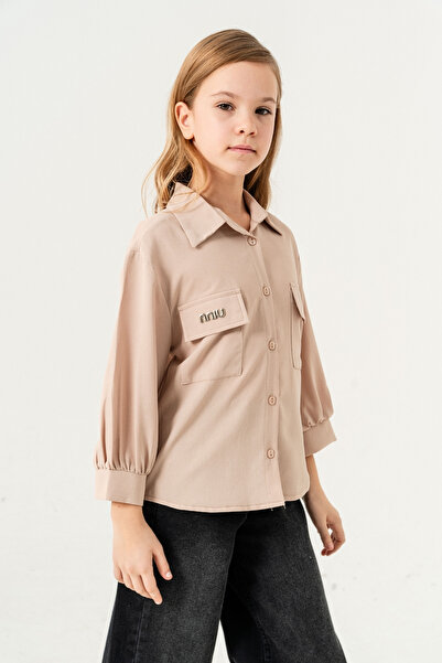 GİYİCEM TEKSTİL Cămașă cu mâneci pentru fetiță 3149