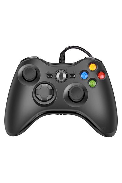 TECTINTER Black Wired USB Game Controller For Xbox360 Console Joypad For Win 7/8/10 PC Joystick Controle Mando