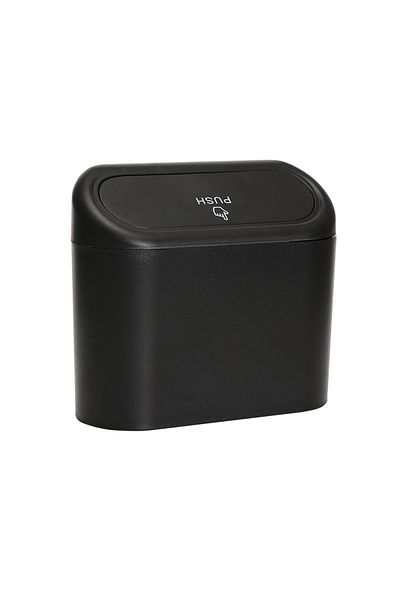 Choice Car Trash Bin Hanging Vehicle Garbage Dust Case Storage Box Plastic Pressing Square Trash Can Typ...