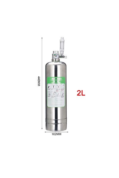 Choice 2L Aquarium CO2 Generator system Kit Stainless Steel CO2 Cylinder Generator System Carbon Dioxide Re
