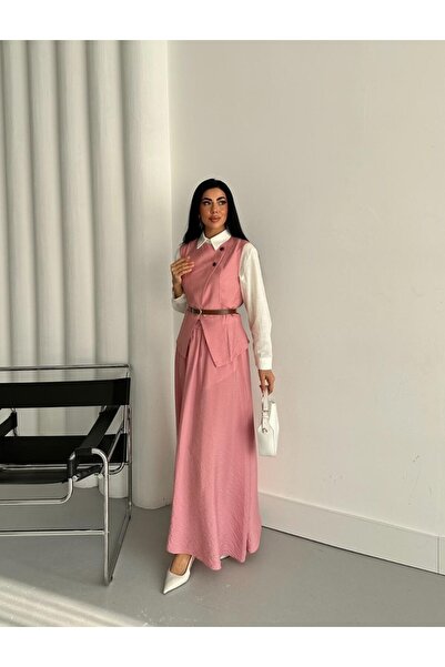 MAY MARA ŽENSKA 3-PACK PLATNENA KOŠULJA SUKNJA PRSLUK ODELO