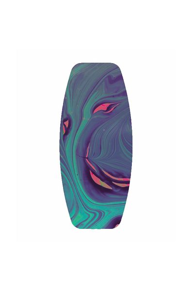 wudie Wooden Printed Balance Board Rocket Balance Board Rocket Gym Board