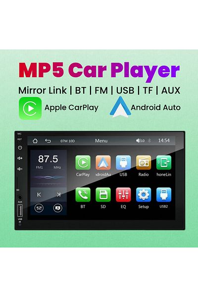 Choice Mp5 7 Inch 2din Car Radio 7inch Carplay Android Auto Multimedia Mp5 Player Car Stereo Bluetooth Usb