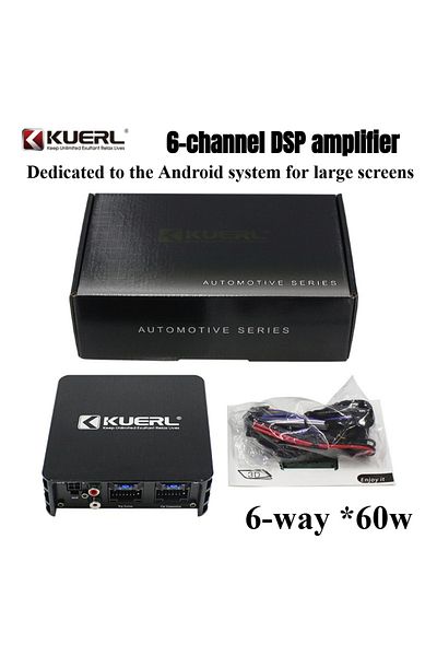 ZUIDID 6 Channel Car Amplifier DSP Amplifier Car Audio System Dedicated Android Large Screen System, Amp...