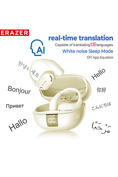 Choice4 سماعات أذن بلوتوث WHITE AI ERAZER XT66PRO ASMR سماعات أذن DIY APP AI ...