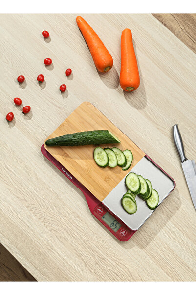 Lawazim Digital Kitchen Scale with Removable Chopping Board - Food Weight Scale for Cooking & Meals