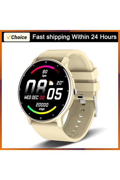 Choice Yellow LIGE 2024 Smart Watch Women Men Lady Gift Sport Fitness Watches Heart Rate Monitor Waterproof