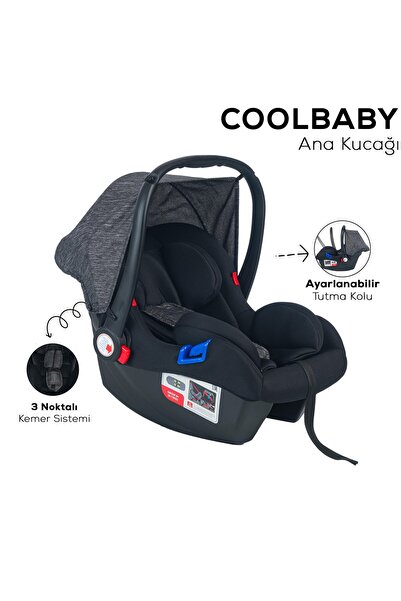 CoolBaby Coolbaby Ana Kucağı & Oto Koltuğu - Black