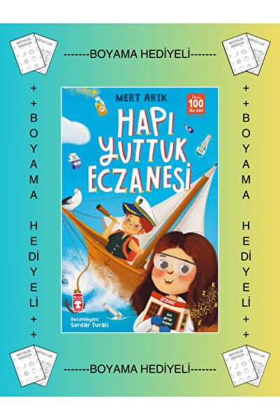 Timaş Çocuk Boyamalı - Hapı Yuttuk Eczanesi Mert Arık İlkokul Kitapları