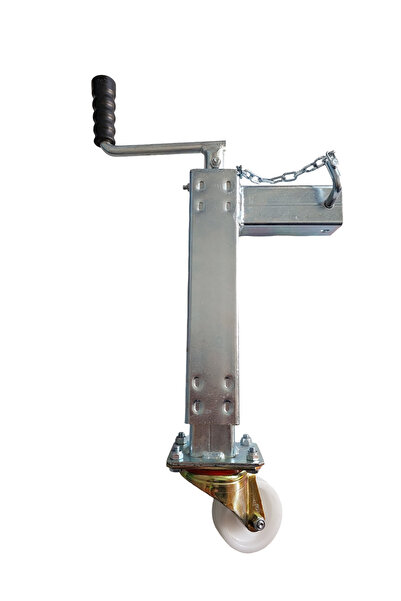 ÖZYER METAL 60x60 Yandan Profilli İlaçlama Krikosu (3 Tonluk/Ağır Tip Döner Polyamit Tekerlekli)