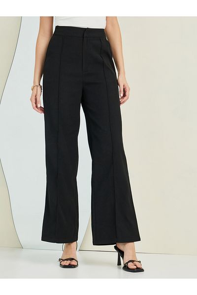 Koton Straight Leg Cargo Trousers with Belt Detail
