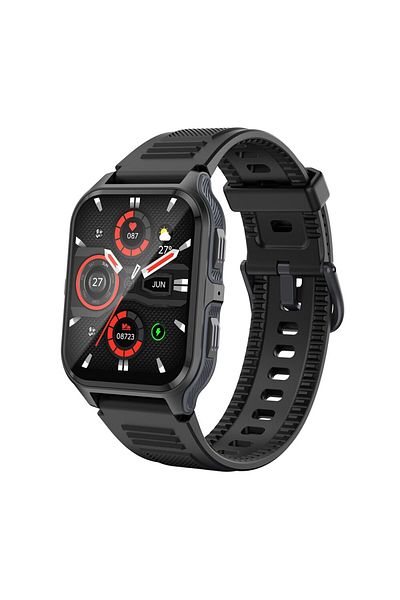 Choice Black Colmi P73 1.9" Outdoor Military Smart Watch Men Bluetooth Call Smartwatch For Xiaomi Android I