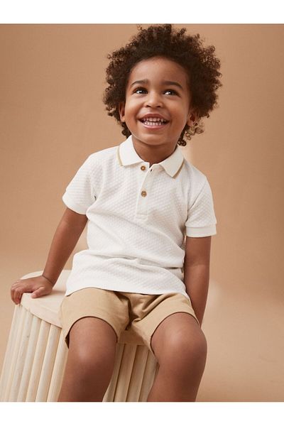 Next Baby Polo T-Shirt and Ant Karfen Set with Pot