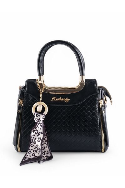 ROSECENTERBAZAAR Stylish Women's Handbag, Fashionable Pu Leather Shoulder Bag Leopard Print Scarf, Versatile Handbag (Imported)