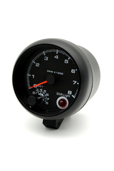 Choice مقياس سرعة الدوران العالمي للسيارة مقاس 3.75 بوصة مع ضوء أزرق بين السرعات 0-8000 دورة في الدقيقة