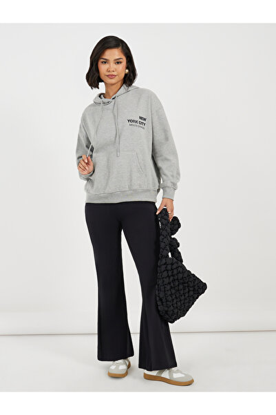 Styli Oversized Regular Length Photo Print Hoodie