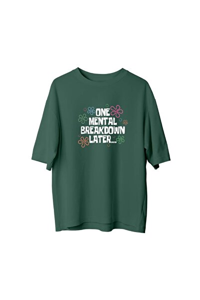 SVART WEAR Μπλουζάκι Mental Breakdown με τύπωμα oversized Unisex T-shirt