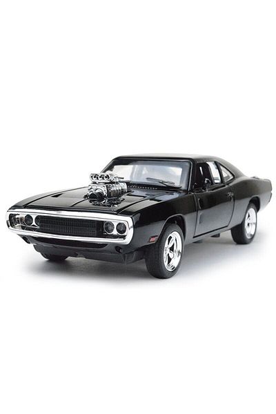 Choice Black 1:32 Diecasts & Toy Vehicles Fast And The Furious Dodge Car Model 16Cm Collectible With Sound