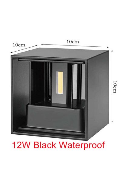 Choice Natural White 4000K Waterproof 12W 6W/12W LED Wall Light Outdoor Waterproof IP65 Porch Garden Wall L