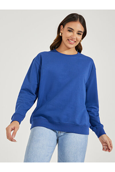 Styli سويت شيرت سادة بقصّة عادية