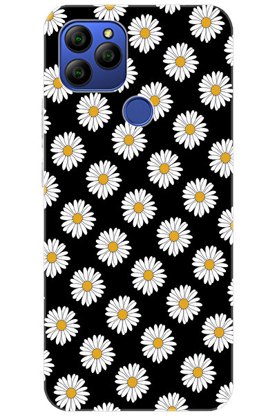 General Mobile GM 21 (G310/G311) Uyumlu Kılıf Desen Baskılı Silikon Papatya S...