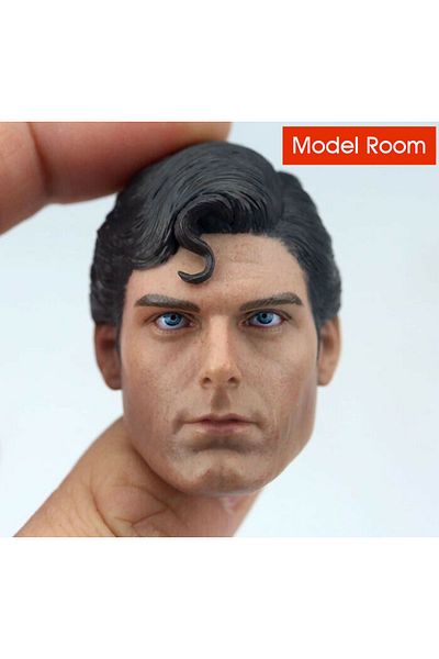 Choice 1/6 Christopher Reeve Head Sculpt Carving Model for 12" Male Soldier Action Figure Body Dolls