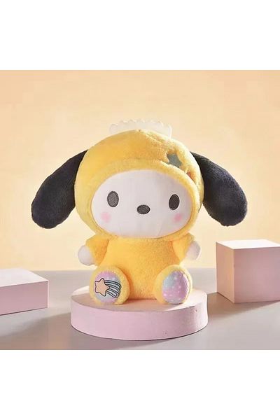 Choice 25cm Kawaii Anime Sanrioed Hello Kitty Kuromi Cinnamoroll Plush Dolls Room Ornaments Pillow Toy Girl