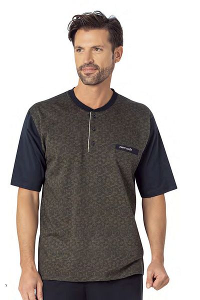 Pierre Cardin Men's Jacquard 3 Piece Dowry Boxed Pajama Set