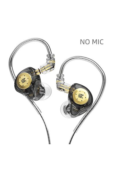 KZ EDX Pro Black NO MIC EDX PRO IEM Earphones Bass Sound Earbuds Dynamic Drive HiFi Headphones Sport