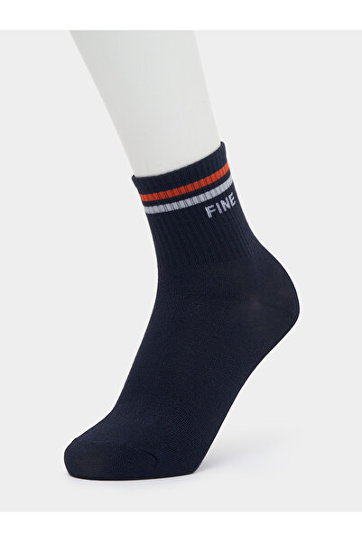 Styli Set of 5 - Striped Cuff Quarter Socks