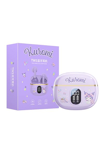 Choice Kuromi Sanrio TWS Earbuds BL48 Kuromi Bluetooth Earphones Cinnamoroll Wireless Headset Hello Kitty S