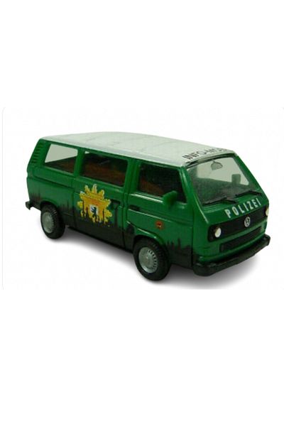 Herpa 1:87 Vw T3 Bully Bus Info Mobil Polizei Berlin German Police Model Car