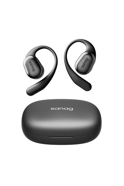 Choice black Sanag C16S Open Ear OWS Earphones Bluetooth 5.4 Wireless Headphones HiFi Sound Headset APP Con