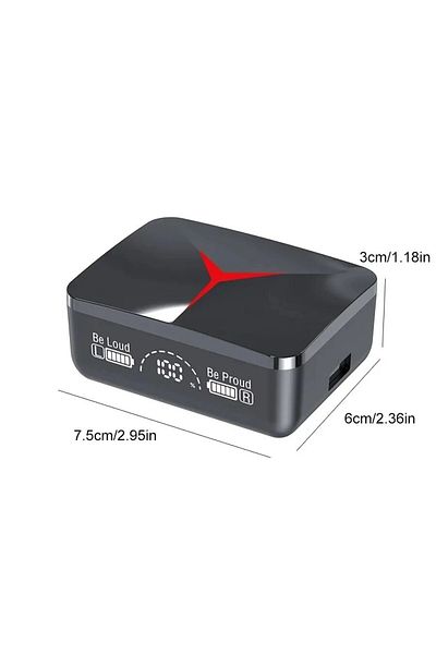 Choice Black TWS M90 Bluetooth 5.3 Earphones Wireless Headphones Touch Control Gaming Headsets HIFI Stereo