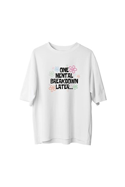 SVART WEAR Μπλουζάκι Mental Breakdown με τύπωμα oversized Unisex T-shirt