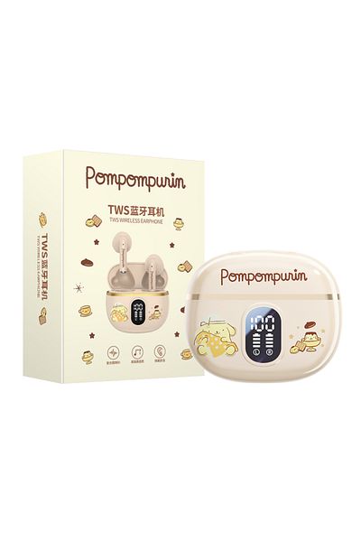 Choice Pompompurin Sanrio TWS Earbuds BL48 Kuromi Bluetooth Earphones Cinnamoroll Wireless Headset Hello Ki