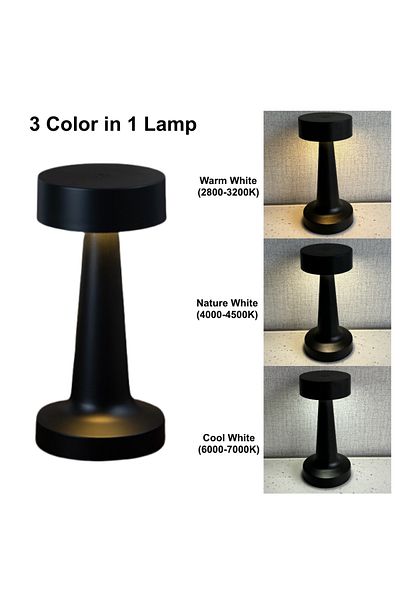Choice 0-5w A10bk Usb Rechargeable Touch Desk Lamp Wireless Bedside Decorative Led Table Lamp Restaurant Co