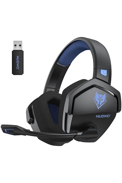Choice Purple Nubwo G06 Dual Wireless Gaming Headset With Microphone For Ps5, Ps4, Pc, Mobile, Switch 2.4gh