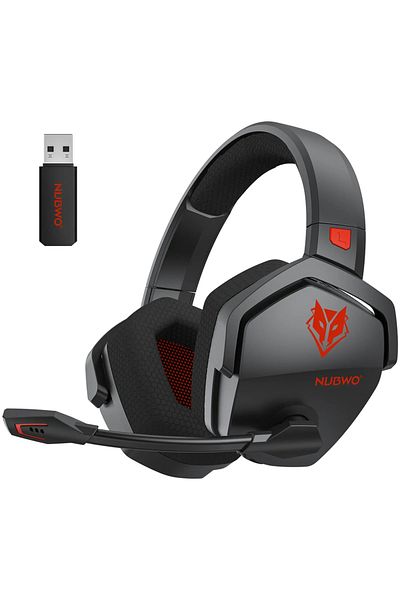 Choice White Nubwo G06 Dual Wireless Gaming Headset With Microphone For Ps5, Ps4, Pc, Mobile, Switch 2.4ghz