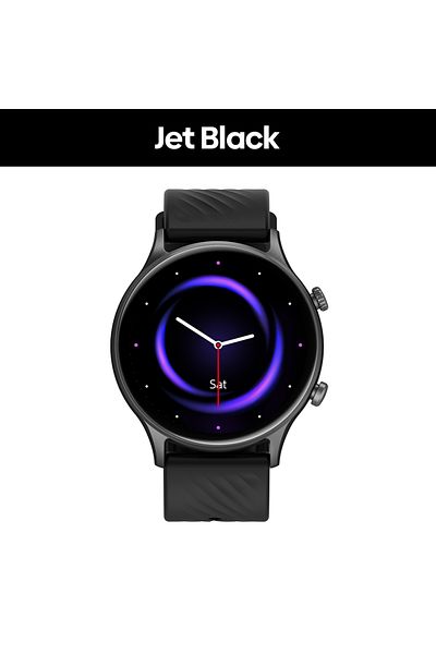 Zeblaze Jet Black 2024 New Version Zeblaze Btalk 2 Lite Voice Calling Smart Watch Large 1.39'' HD Display He