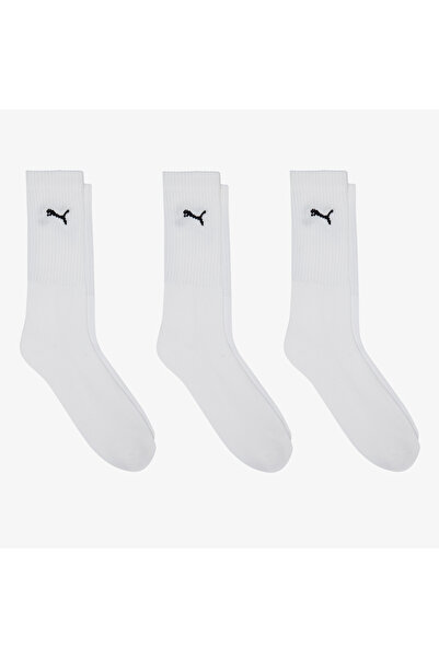 Puma Unisex sports socks, 3 pairs - tennis socks, crew sports socks, plain